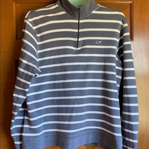 Men’s Vineyard Vines Striped Quarterzip
